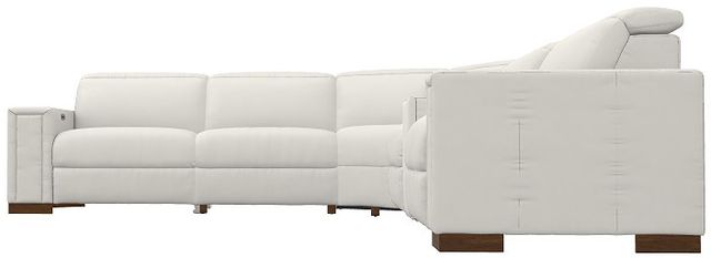 La-Z-Boy® Armitage Ivory Leather Power Reclining Sectional with Custom Layout Options-1