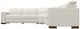 La-Z-Boy® Armitage Ivory Leather Power Reclining Sectional with Custom Layout Options-1