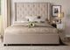 Homelegance® Fairborn Beige Full Platform Bed-1