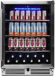 Danby 24" Black Stainless Steel Under Counter Beverage Center-0