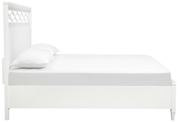 Springhouse Panel Storage Bed with Upholstered Headboard - Thumbnail 2