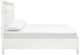 Magnussen Home® Springhouse Whisper White Queen Panel Storage Bed with Upholstered Headboard-2