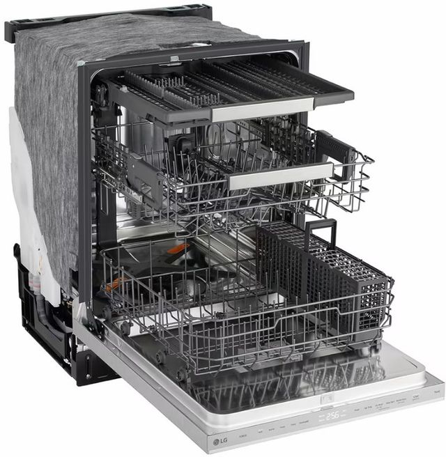 LG FlushFit™ 24" Stainless Steel Top Control Built-In Dishwasher with QuadWash® Pro-3