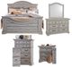 American Woodcrafters 7820 Stonebrook 5-Piece Antique Gray Queen Bedroom Set-0