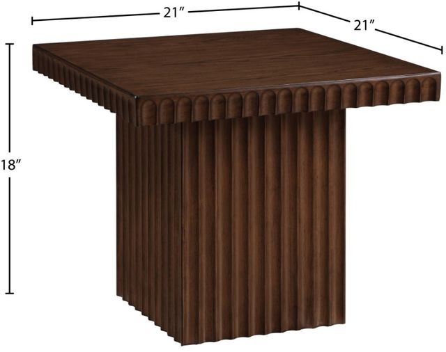 Meridian Furniture Spencer Brown 18" Coffee Table-4