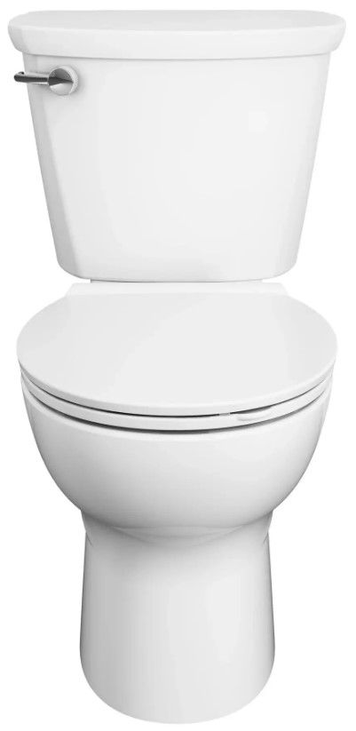 American Standard Cadet® PRO White Round Front Toilet Less Seat 1.28 gpf/4.8 Lpf-1