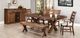 Handstone Customizable Saratoga Heritage Maple X Base 42x84 Solid Top Dining Table-1
