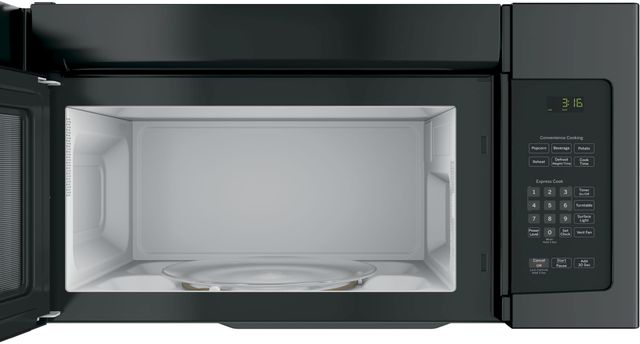 GE® 1.6 Cu. Ft. Black Over The Range Microwave-3
