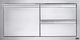 Napoleon 30"x16" Single Door and Double Drawer-0