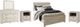 Signature Design by Ashley® Bellaby 5-Piece Whitewash Queen Panel Bed Set-0