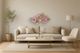 Classy Living Pink and Gold Floral Art Wall Decor-1