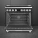 Smeg Professional 36" Anthracite Pro Style Gas Range-1