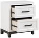 Homelegance® Garretson Gray/White Nightstand-2
