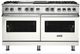 Viking® 5 Series 60" Pure White Pro Style Dual Fuel Range-0