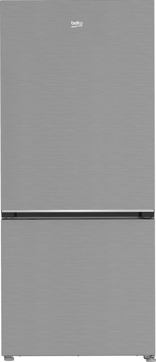 Beko 30 in. 16.1 Cu. Ft. Fingerprint Free Stainless Steel Counter Depth Bottom Freezer Refrigerator-0