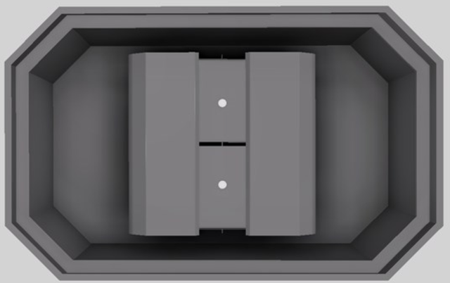 Vent-A-Hood® Designer Series 48" Gunsmoke Island Range Hood-4