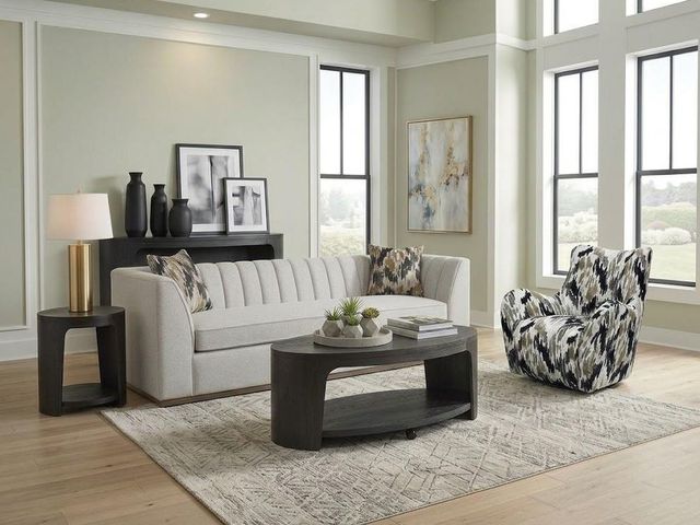 Bernards Gypsum Black Sofa Table-1