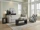 Bernards Gypsum Black Sofa Table-1