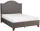 Homelegance® Carlow Gray Queen Upholstered Panel Bed-0