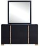 Coaster® Marceline Black Dresser and Mirror-1