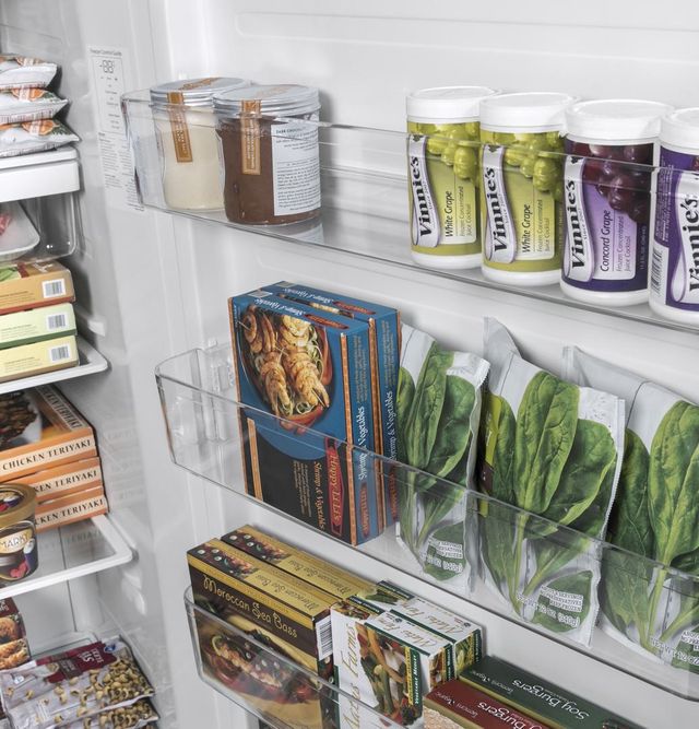 GE® 33" 33" 21.3 Cu. Ft. White Upright Freezer-3