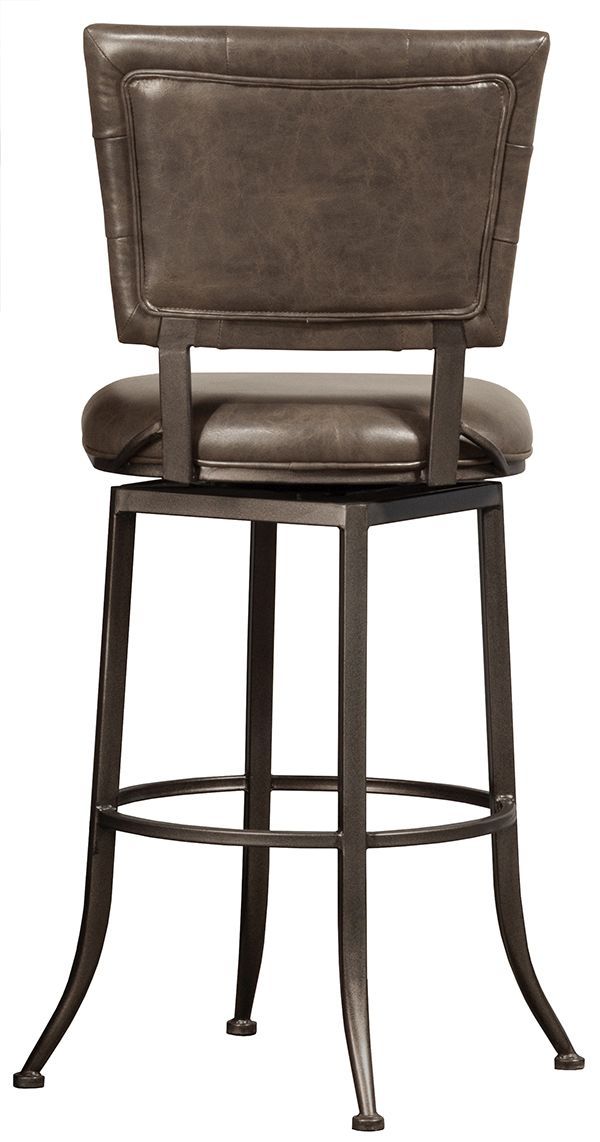HH2 Home Hillbrook Dark Brown Swivel Stool-1