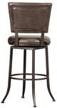 HH2 Home Hillbrook Dark Brown Swivel Stool-1