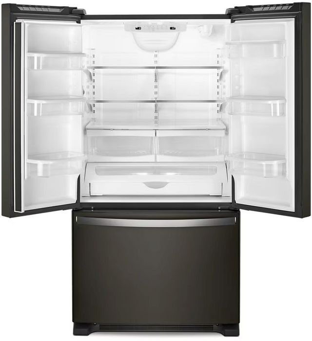 Whirlpool® 33 in. 22.1 Cu. Ft. Fingerprint Resistant Black Stainless Steel Freestanding French Door Refrigerator-2