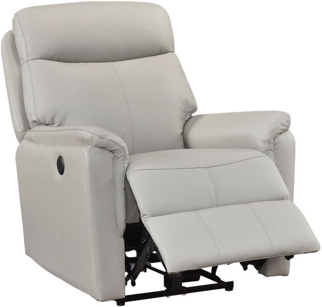 Mazin Furniture Leif Light Gray Power Reclining Chair-2