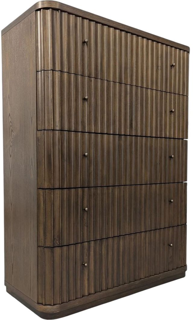 Modus Furniture Penny Chocolate Mousse Fluted Chest-4