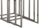 Decor-Rest® Furniture LTD Giulia 3-Piece Glass Top Nesting Side Table Set with Polished Chrome Bases-1