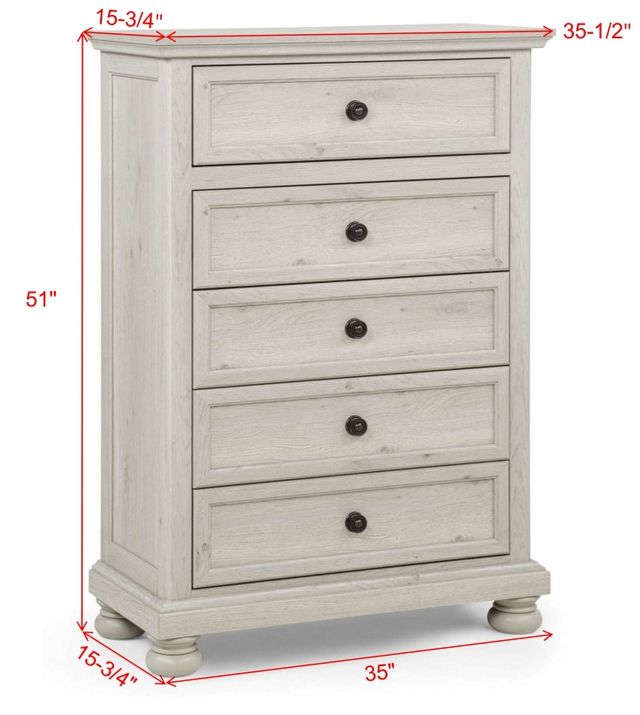 Crown Mark Claribelle White Chest-2