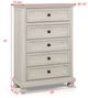 Crown Mark Claribelle White Chest-2