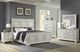 Elements International Bridgestone Antique White Queen Panel Bed-0