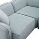 TOV Furniture Travie 5-Piece Sea Blue L-Shape Modular Sectional-5