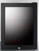 Summit® Black 14" Beautifridge Commercial Cosmetics Refrigerator with Red Lights-0
