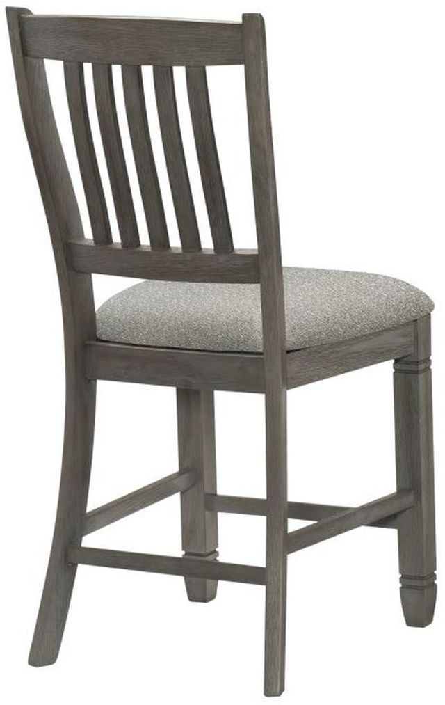 Mazin Furniture Granby Antique Gray Counter Height Chair-3