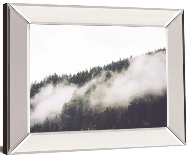 Classy Art Foggy Forest I By Sisi And Seb Mirror Framed Wall Art-0