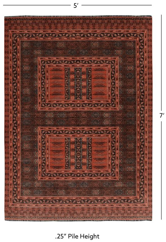 Linon Laurel Amaya 5'x7' Area Rug-2