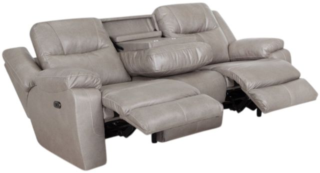 Franklin™ Culver Rogue Sterling Power Reclining Sofa with Power Headrest-1