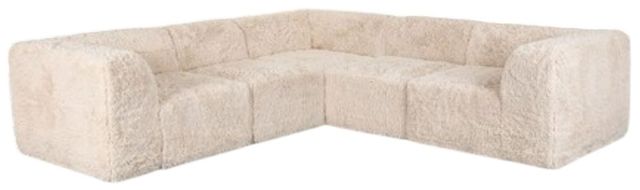 Furniture of America® Nappi Sand L-Shape Sectional-0