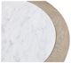 Fairfield® Everett Biscotti Small Round Bunching Cocktail Table with White Carrara Stone Top-2
