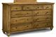 Durham Furniture Hudson Falls Aged Wheat Triple Dresser-0