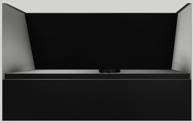 Vent-A-Hood® 48" Black Wall Hood-3