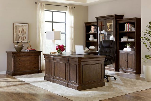 aspenhome® Jackson Turkish Coffee 72" Executive Desk-1