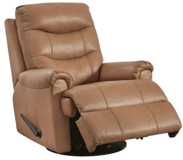 Signature Design by Ashley® Dolinger Butternut Manual Swivel Glider Recliner-1