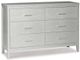 Signature Design by Ashley® Olivet 5-Piece Silver Twin Panel Bed Set-2