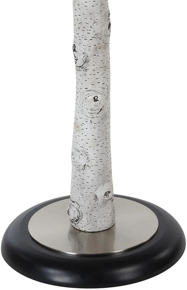 Renwil® Everren Criterion Matte Black/White Wash Floor Lamp-2