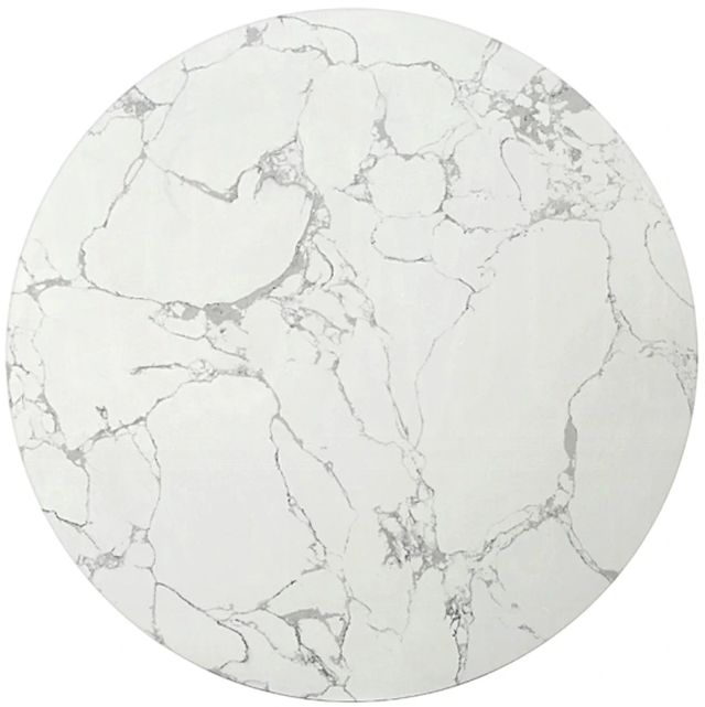 ACME Furniture Clayten White Marble Top End Table with Espresso Base-3