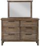 New Classic® Home Furnishings Cagney Vintage Dresser and Mirror Set-3